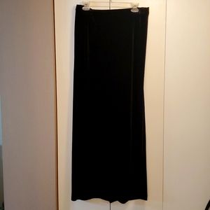 Alex Evenings Black Long Skirt